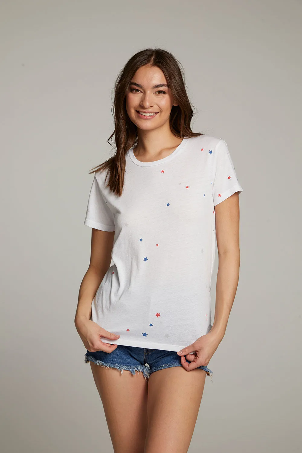 Americana Stars Crew Neck Tee sold by Chaser product image thumbnail 2
