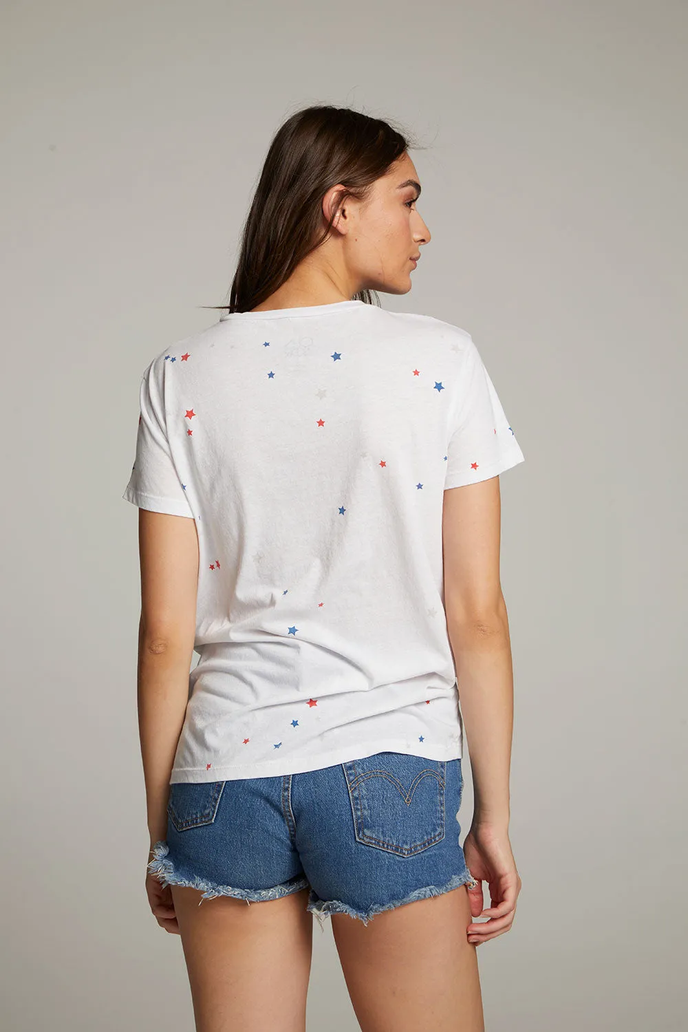 Americana Stars Crew Neck Tee sold by Chaser product image thumbnail 4