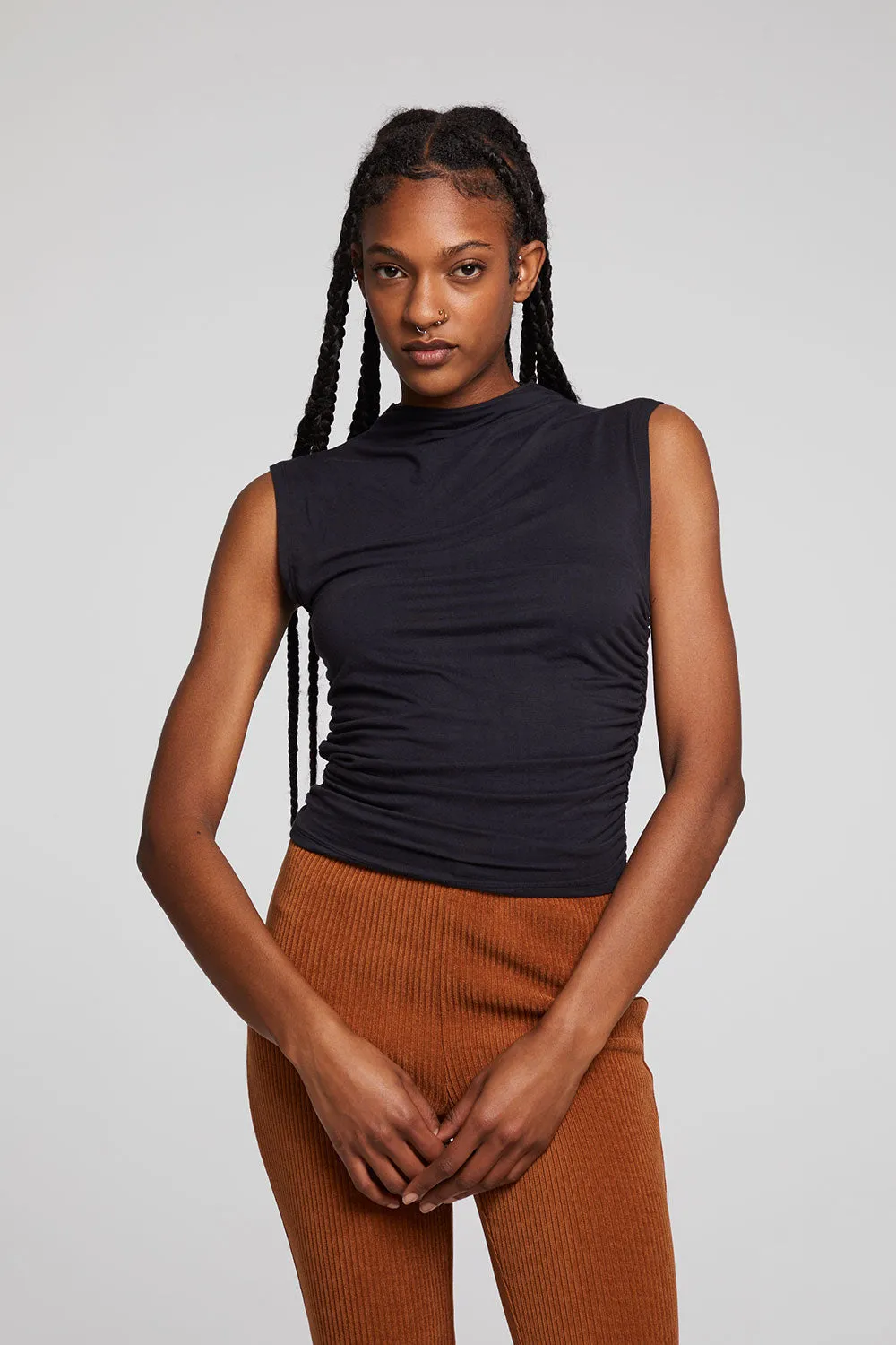 Haileyy Licorice Tank Top sold by Chaser product image thumbnail 5