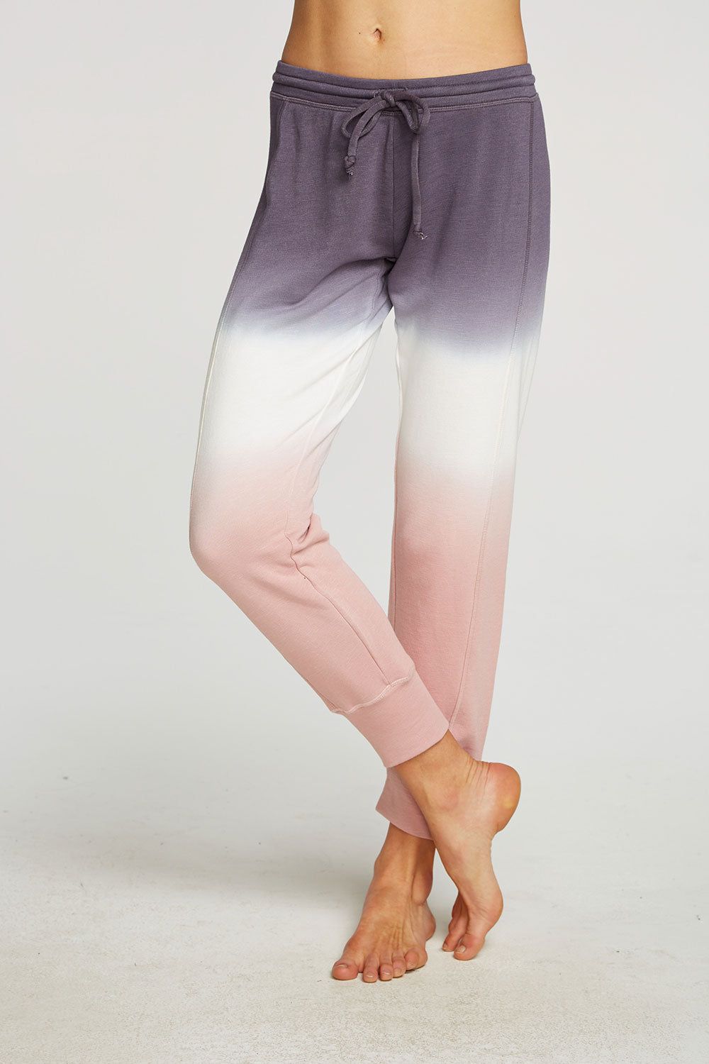 Slub French Terry Zip Side Jogger sold by Chaser product image thumbnail 4