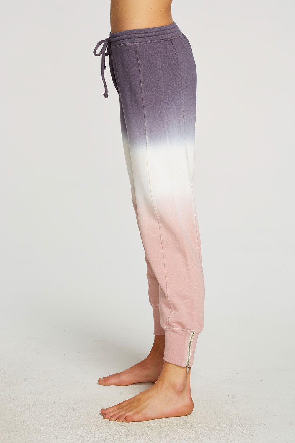 Slub French Terry Zip Side Jogger sold by Chaser product image thumbnail 5