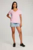 Everyday Essential Pastel Lavender V-neck Tee sold by Chaser