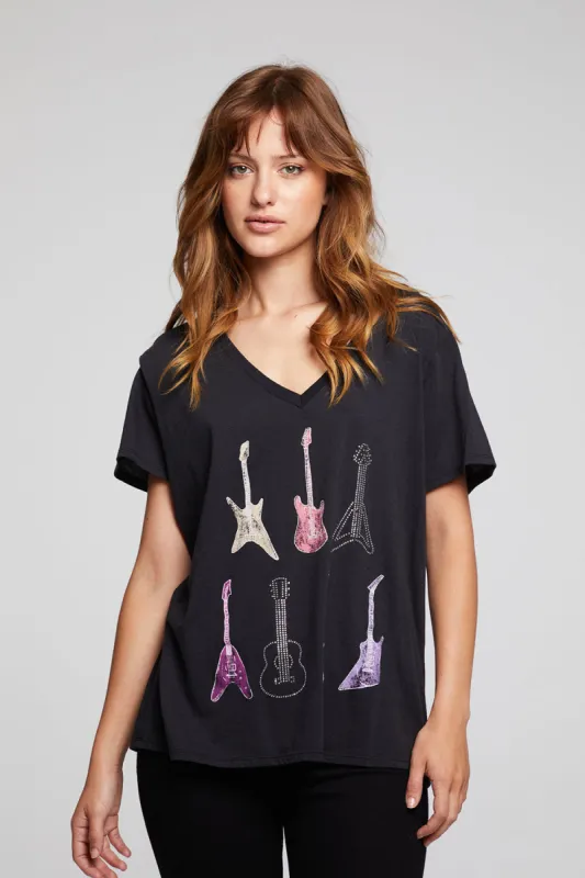 Rock Guitars Tee sold by Chaser