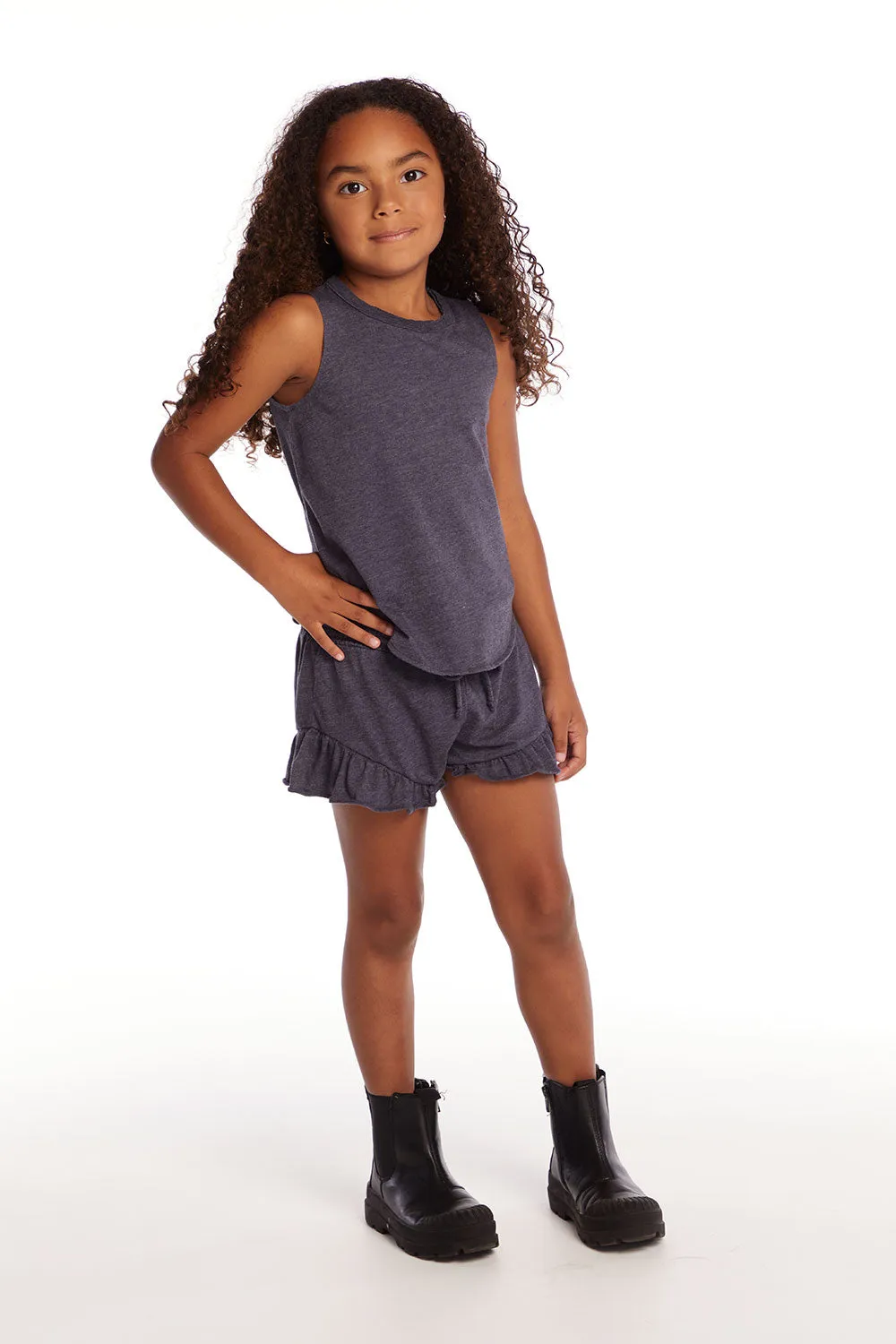 Avalon Girls Vintage Jersey Shirttail Muscle sold by Chaser product image thumbnail 5