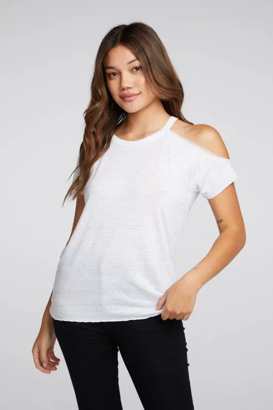 Linen Jersey Vented Sleeve Raglan Tee sold by Chaser