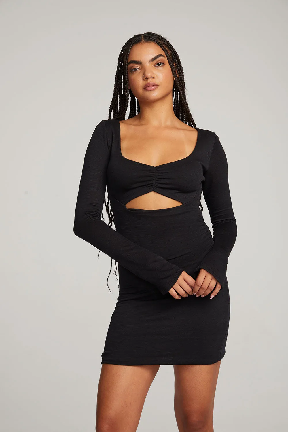 Bay Licorice Mini Dress sold by Chaser product image thumbnail 3