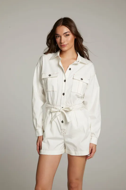 Isabella White Romper sold by Chaser