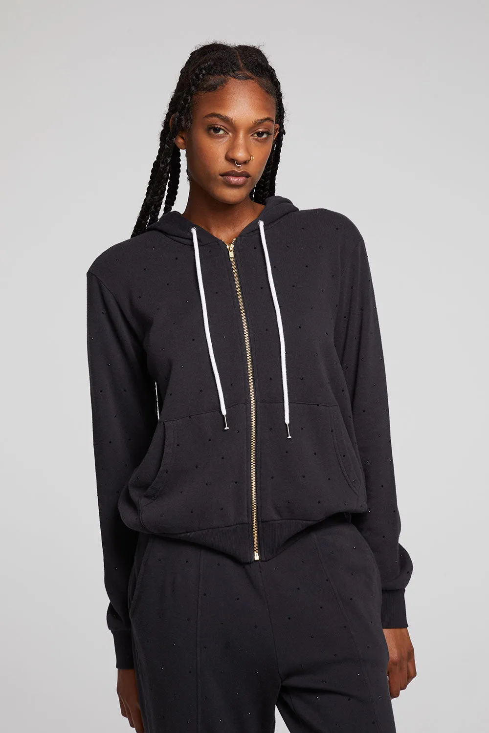 Lex Licorice Zip Up Hoodie sold by Chaser