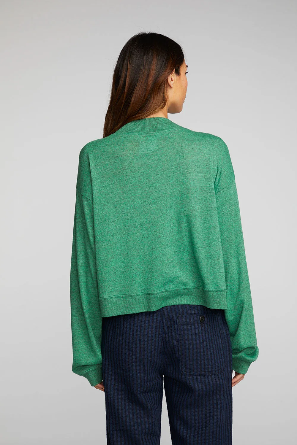 Triblend Half Zip Pullover with Rib sold by Chaser product image thumbnail 2