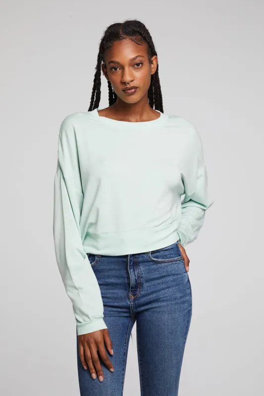 Scarlet Matcha Pullover sold by Chaser