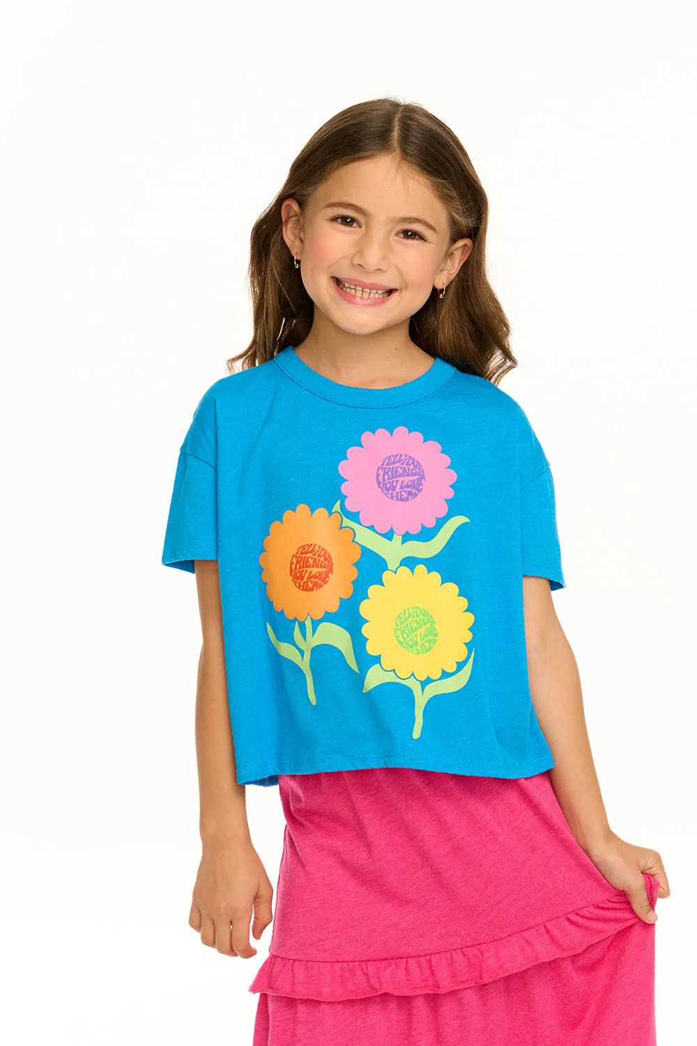 Friendly Flowers Tee sold by Chaser