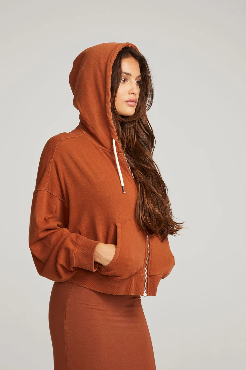 Abilene Whiskey Zip Up Hoodie sold by Chaser product image thumbnail 2