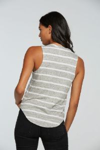 Linen Jersey Shirttail Muscle sold by Chaser