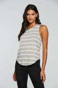 Linen Jersey Shirttail Muscle sold by Chaser
