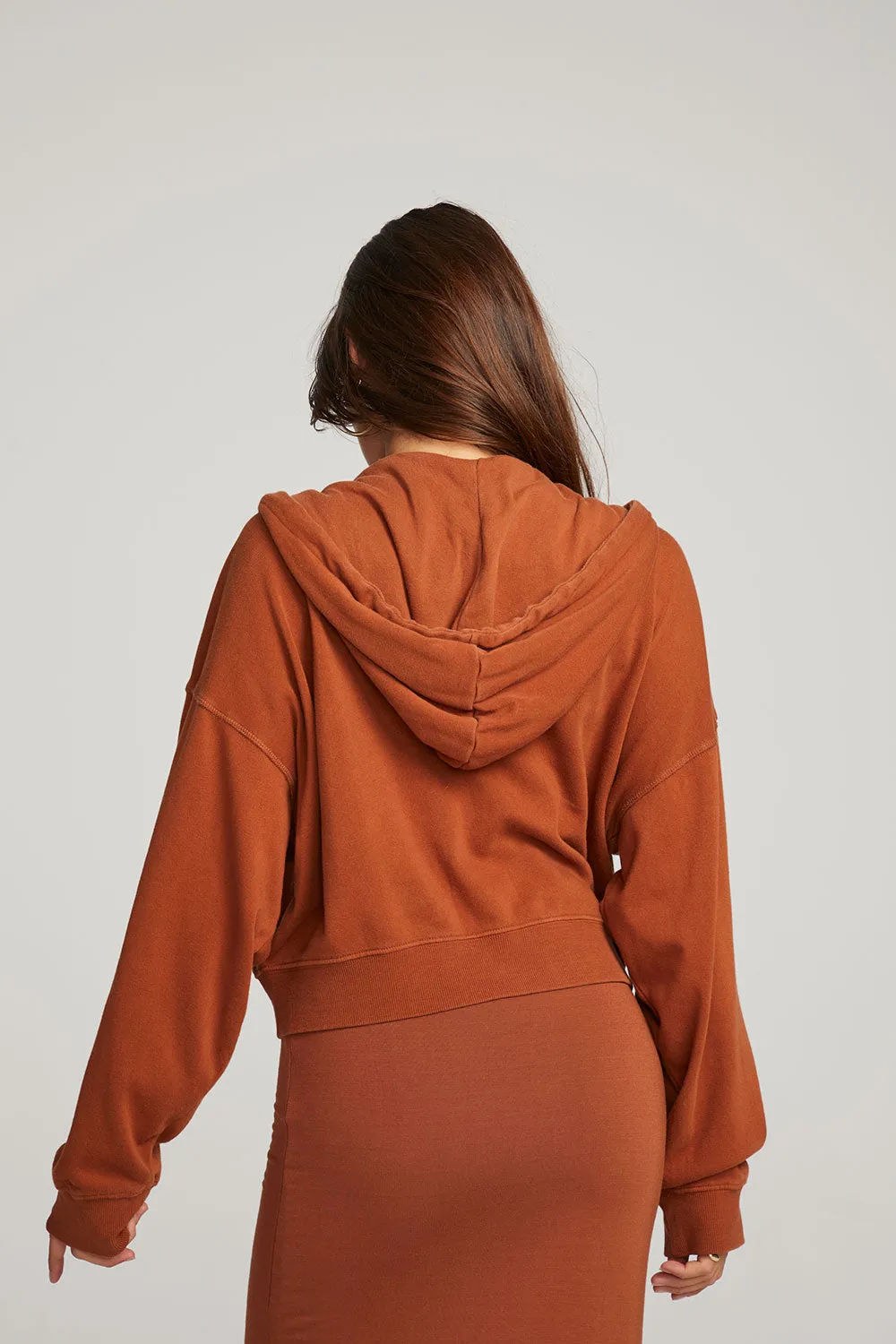 Abilene Whiskey Zip Up Hoodie sold by Chaser product image thumbnail 3