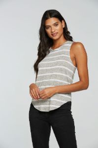 Linen Jersey Shirttail Muscle sold by Chaser