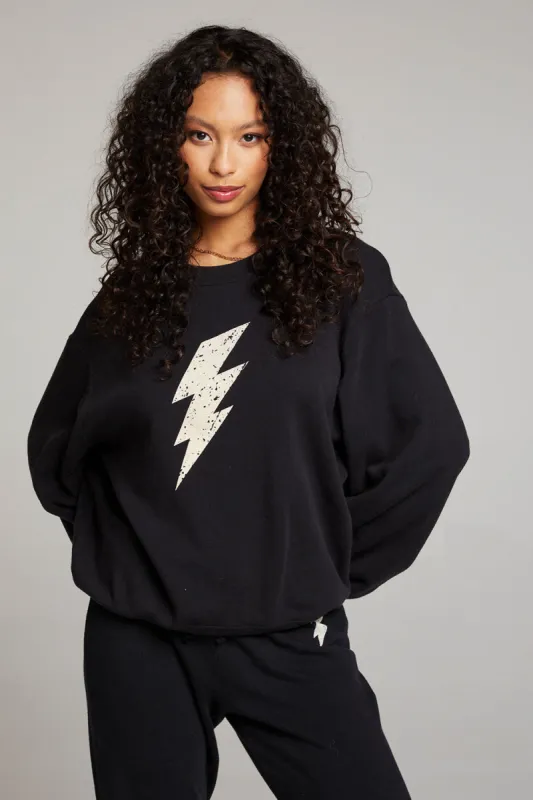 Distressed Bolt Long Sleeve sold by Chaser