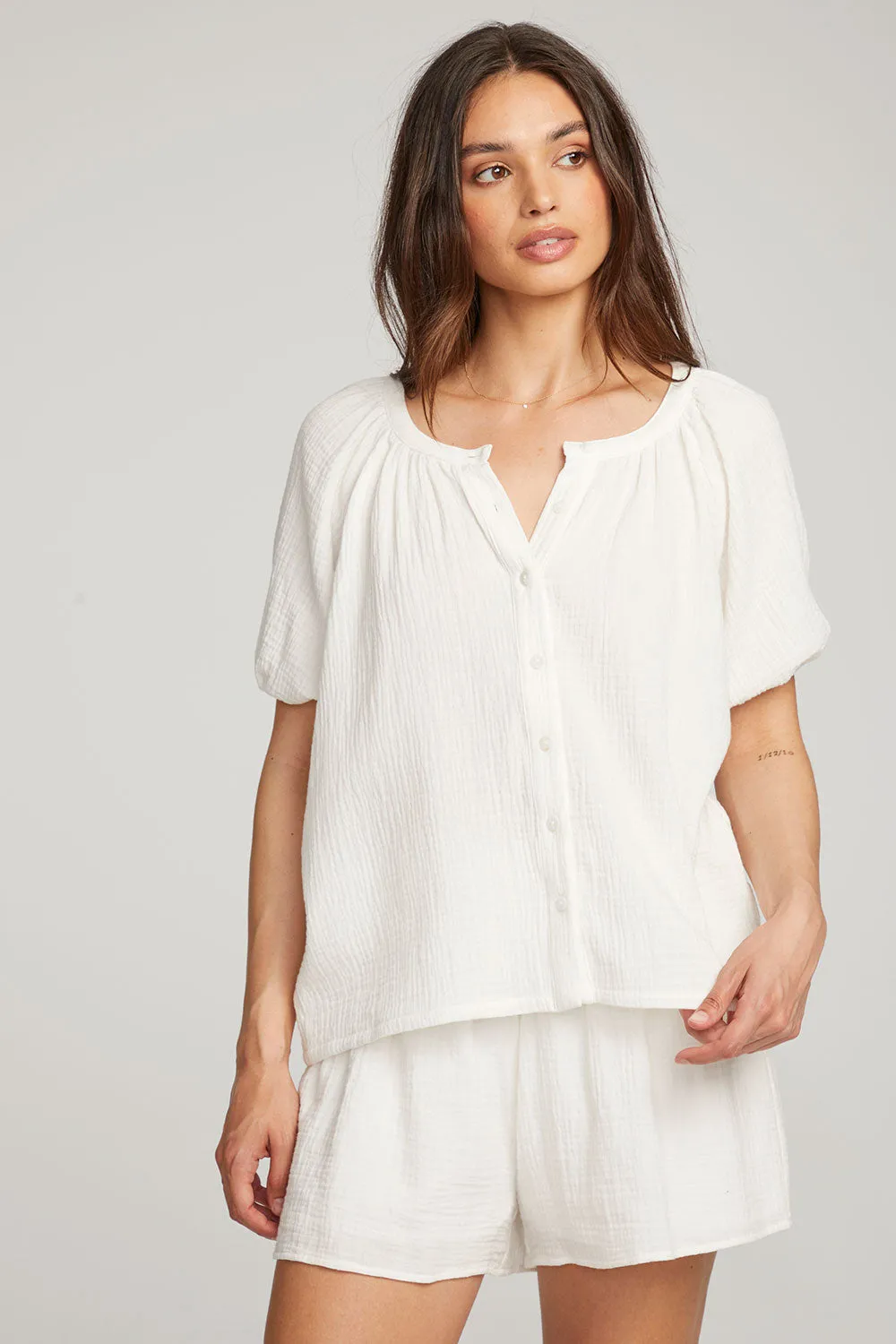 Brentwood White Blouse sold by Chaser product image thumbnail 5