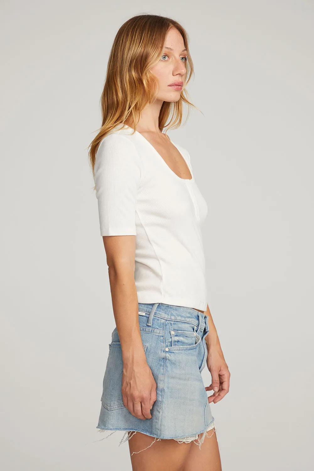 Zuzu White Tee sold by Chaser product image thumbnail 2