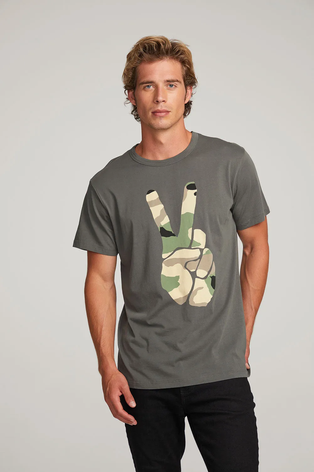 Camo Peace Mens Tee sold by Chaser product image thumbnail 3
