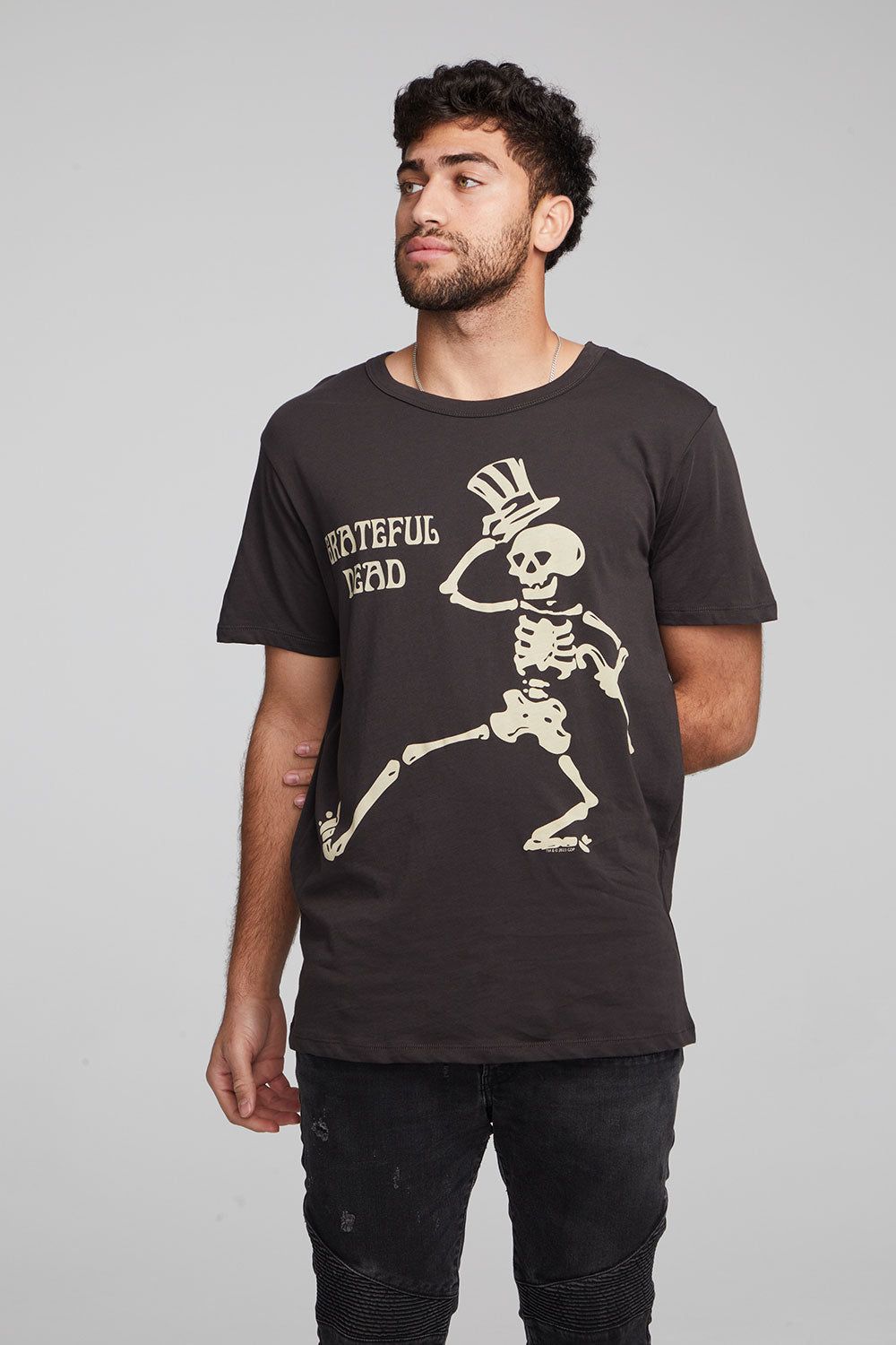 Grateful Dead Skeleton Crew Neck Tee sold by Chaser