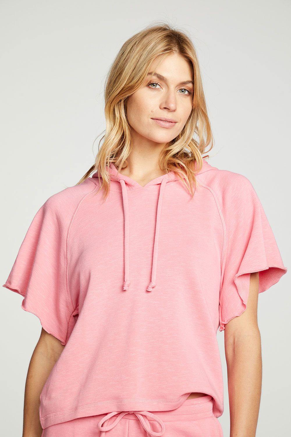 Slub French Terry Angel Sleeve Raglan Pullover Hoodie sold by Chaser