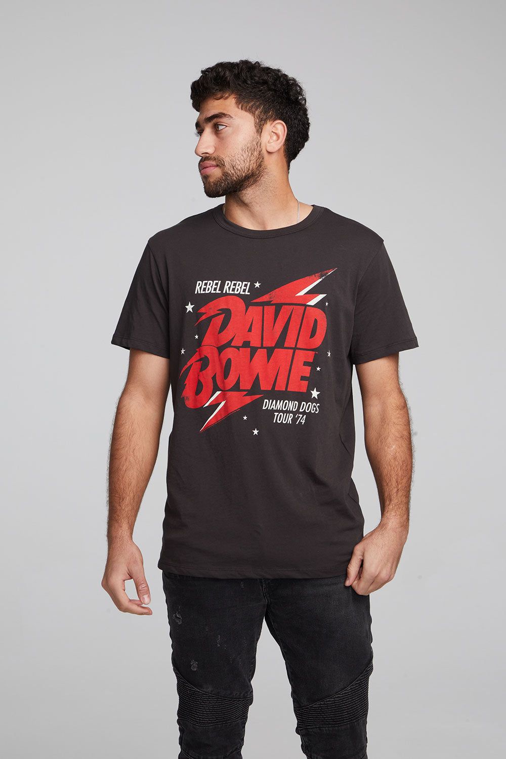 David Bowie Tour '74 Crew Neck Tee sold by Chaser product image thumbnail 2