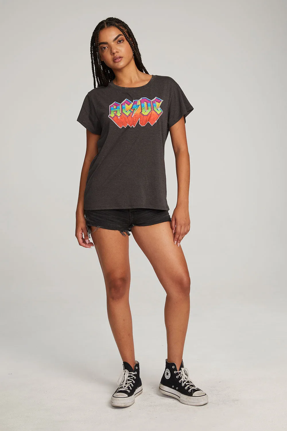 AC/DC Classic Logo Tee sold by Chaser product image thumbnail 5