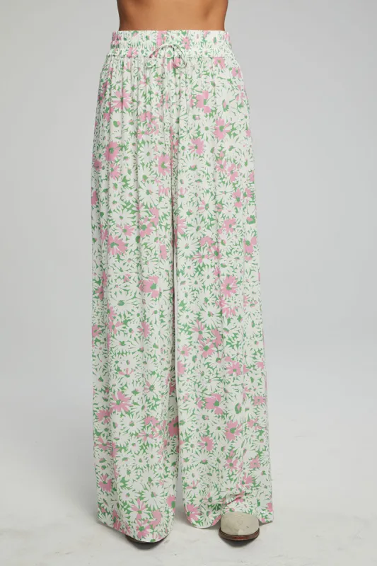 Hudson Joggers - Grass Daisy Floral sold by Chaser