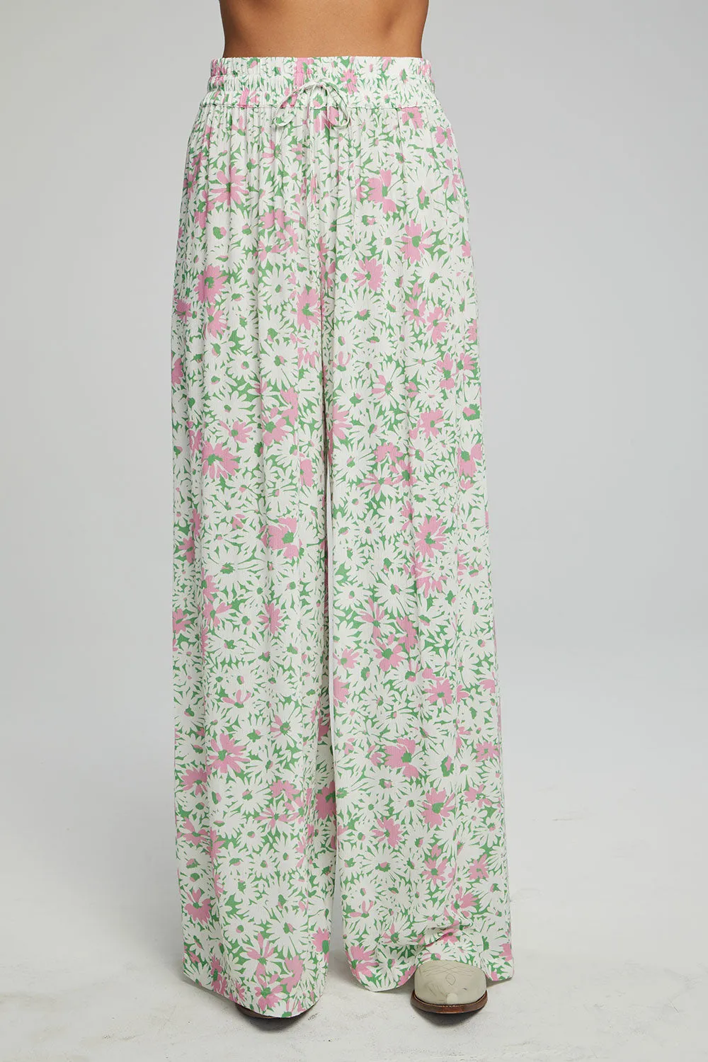 Hudson Joggers - Grass Daisy Floral sold by Chaser