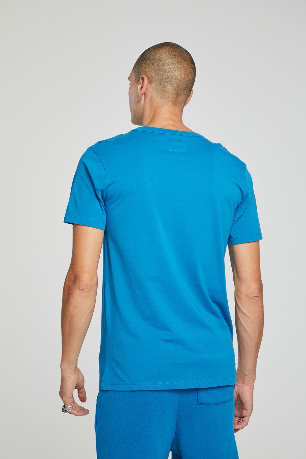 Crew Tee - Mykonos Blue sold by Chaser product image thumbnail 3