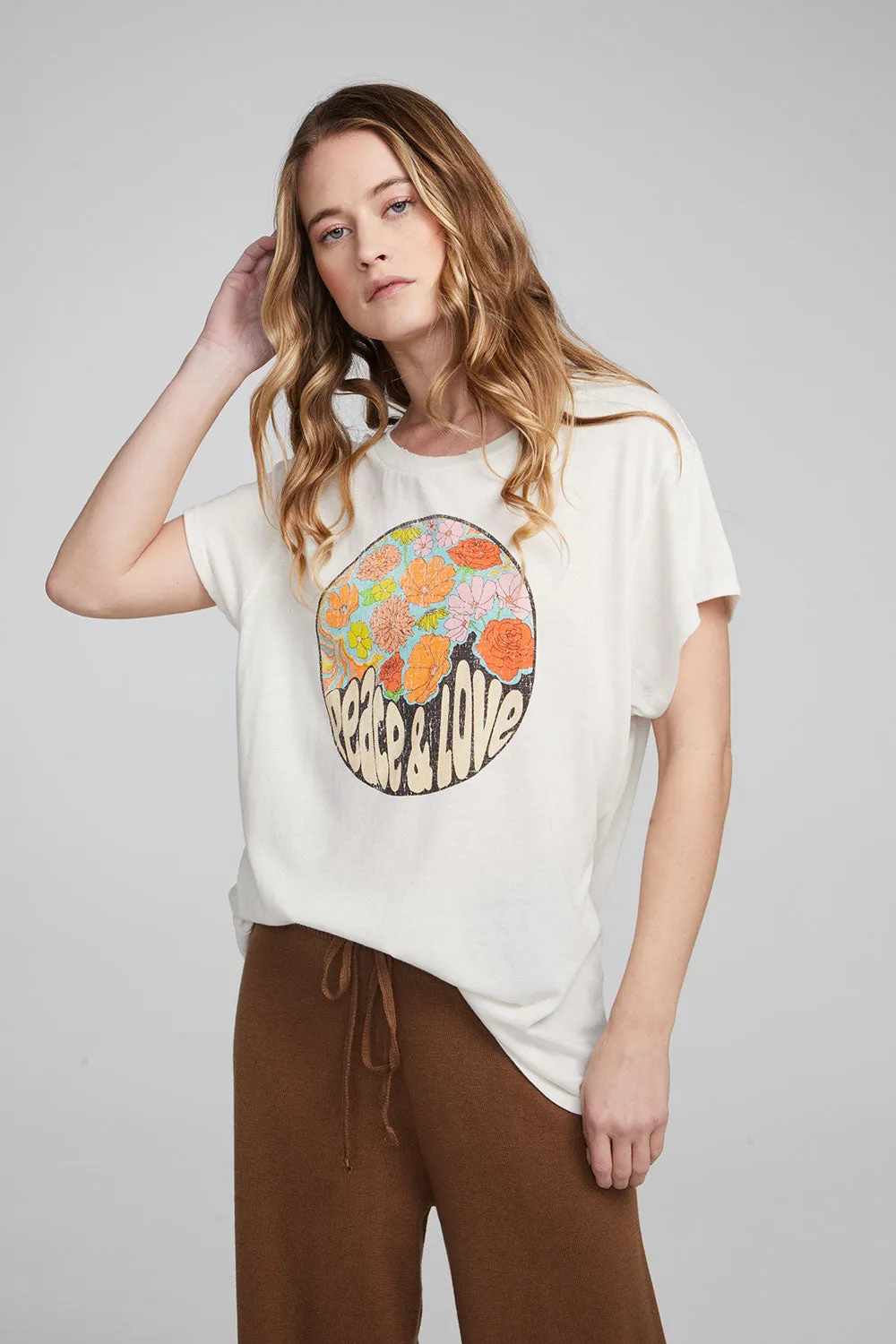Flower Power Tee sold by Chaser product image thumbnail 2