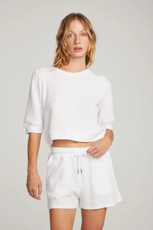 Elyse White Pullover sold by Chaser