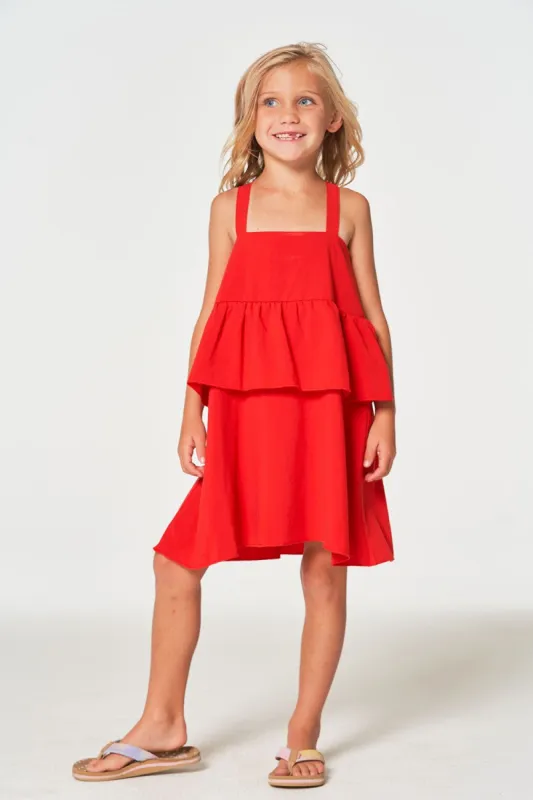 Girls Coastal Cloth Flouncy Sundress sold by Chaser