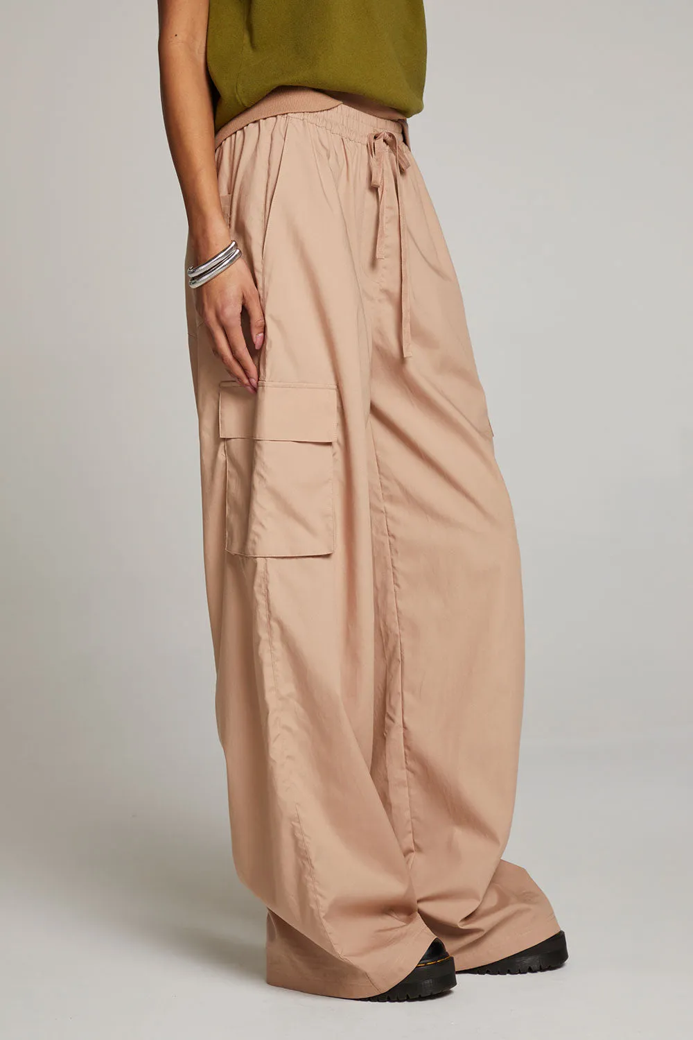 Iris Warm Taupe Trouser sold by Chaser product image thumbnail 2