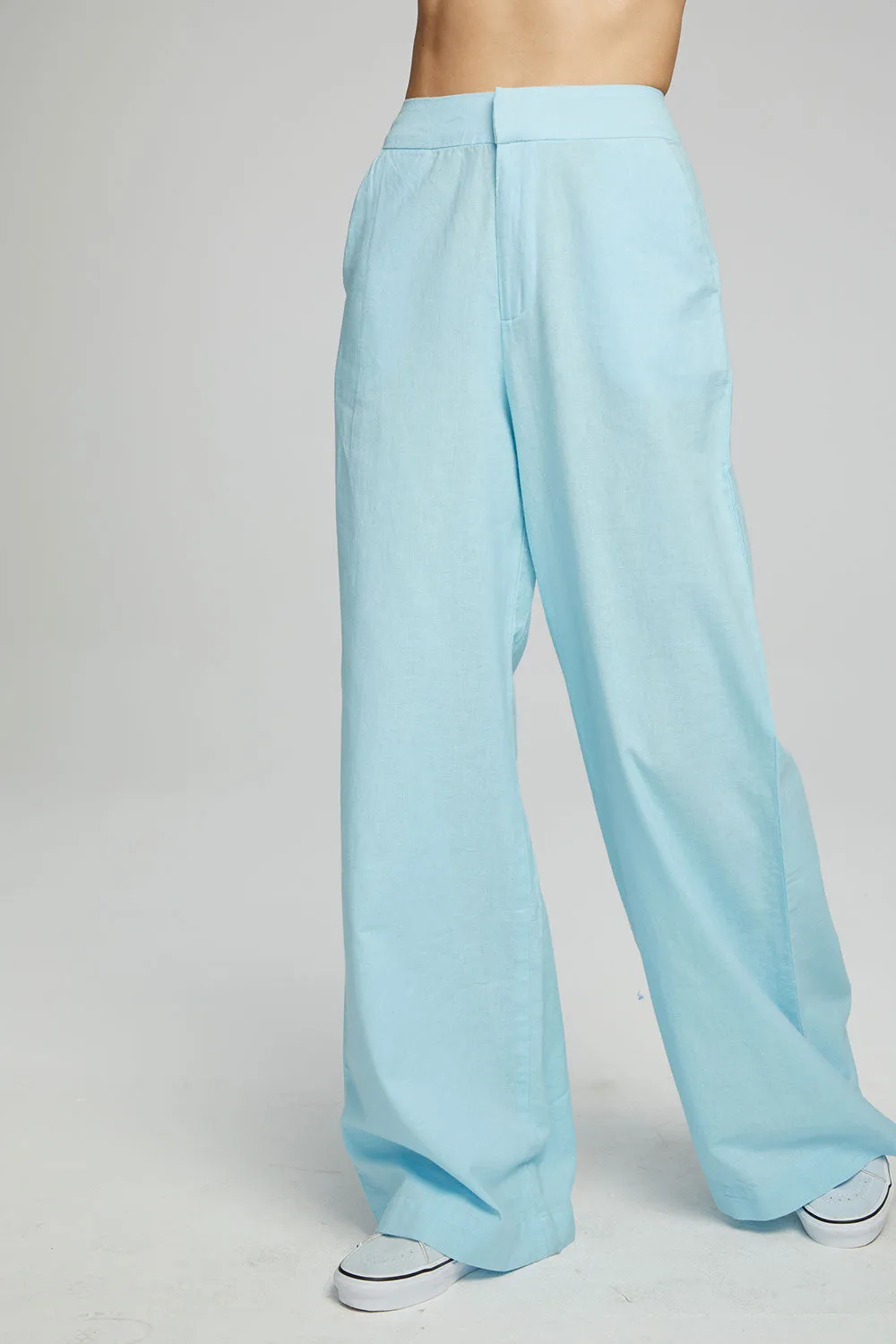 Simone Trousers - Clear Sky sold by Chaser