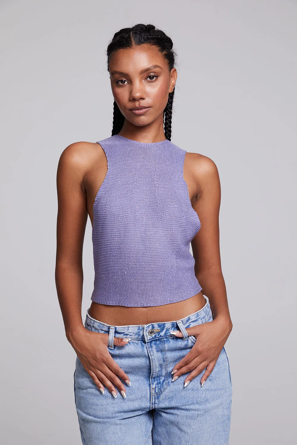 Giana Violet Tank Top sold by Chaser