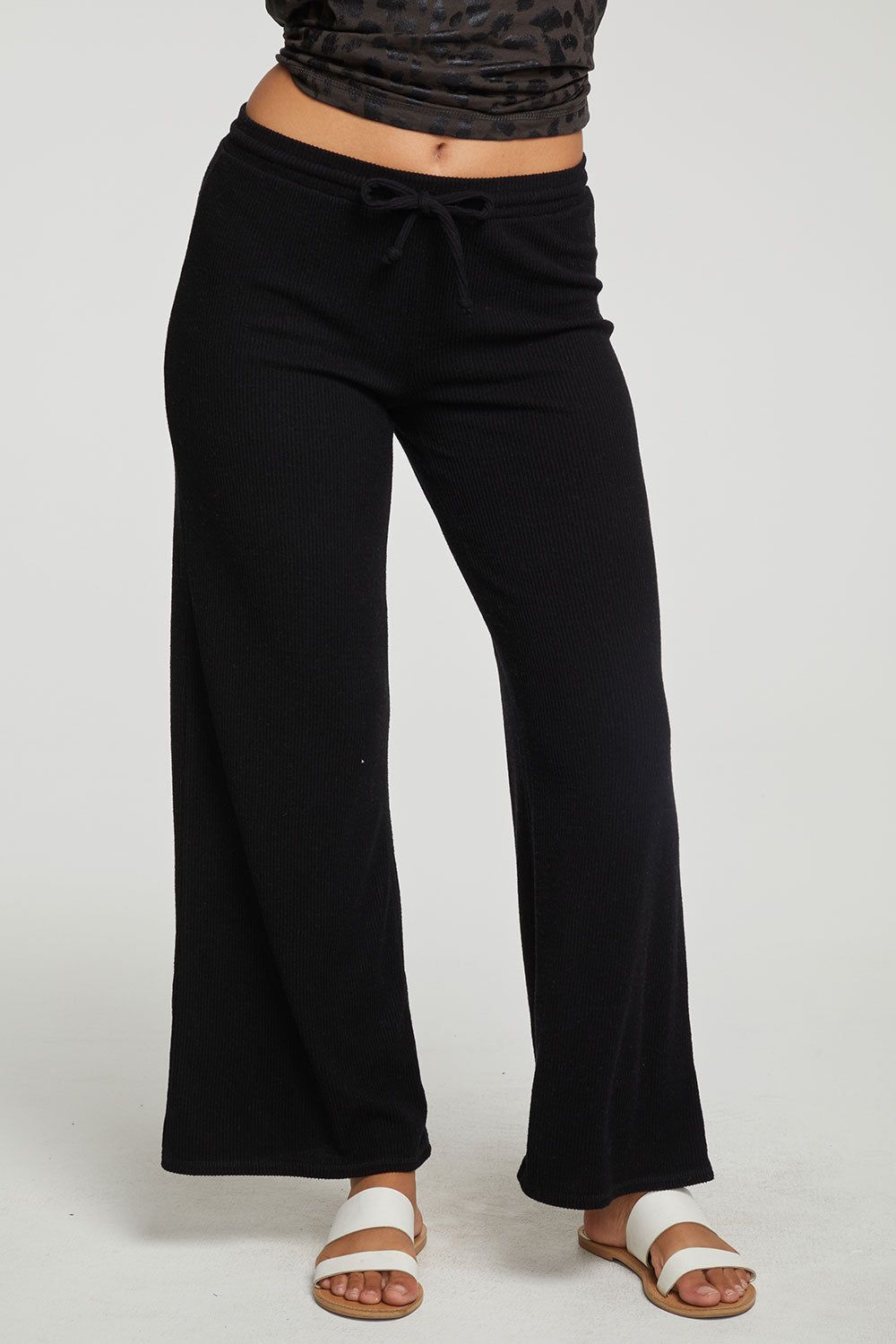 Recycled Love Rib Wide Leg Lounge Pant sold by Chaser