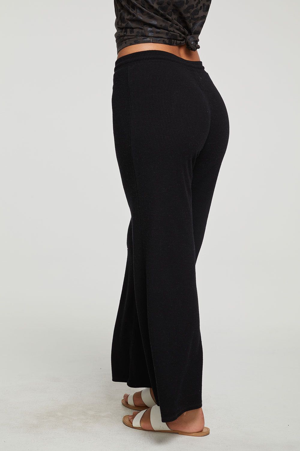 Recycled Love Rib Wide Leg Lounge Pant sold by Chaser product image thumbnail 3