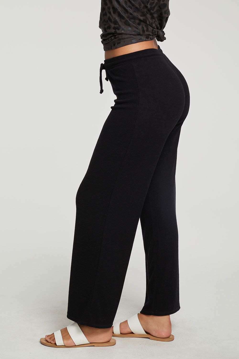 Recycled Love Rib Wide Leg Lounge Pant sold by Chaser product image thumbnail 5