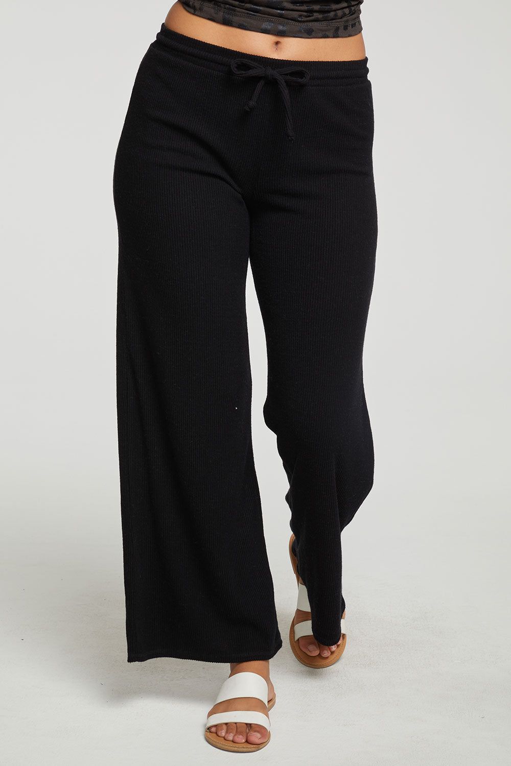 Recycled Love Rib Wide Leg Lounge Pant sold by Chaser product image thumbnail 4