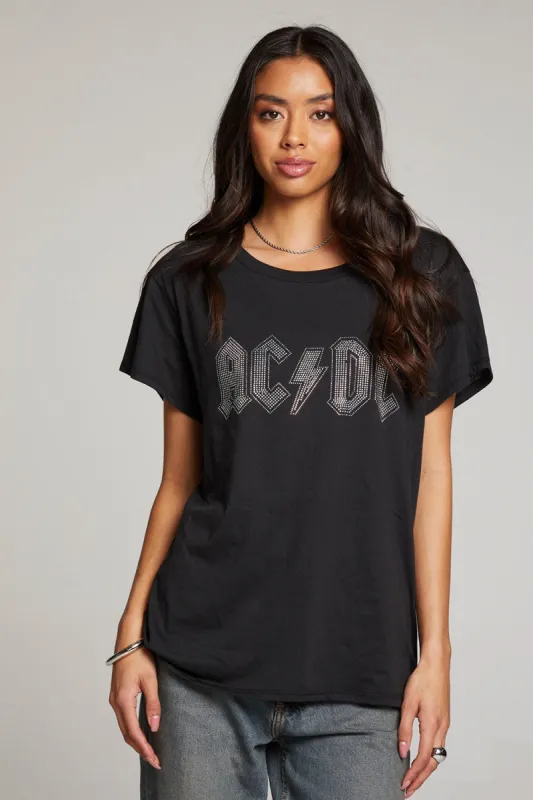 AC/DC Studded Logo Tee sold by Chaser