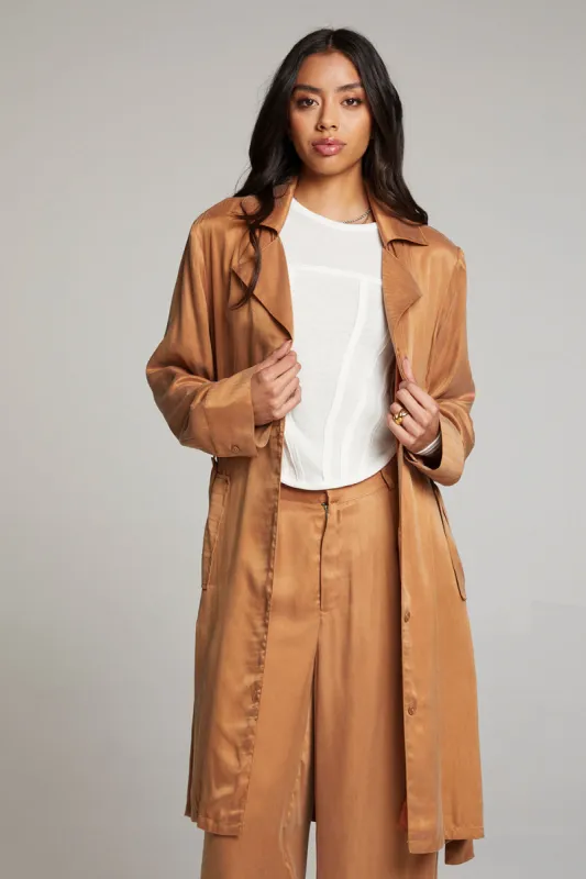 Ford Toffee Trench Coat sold by Chaser
