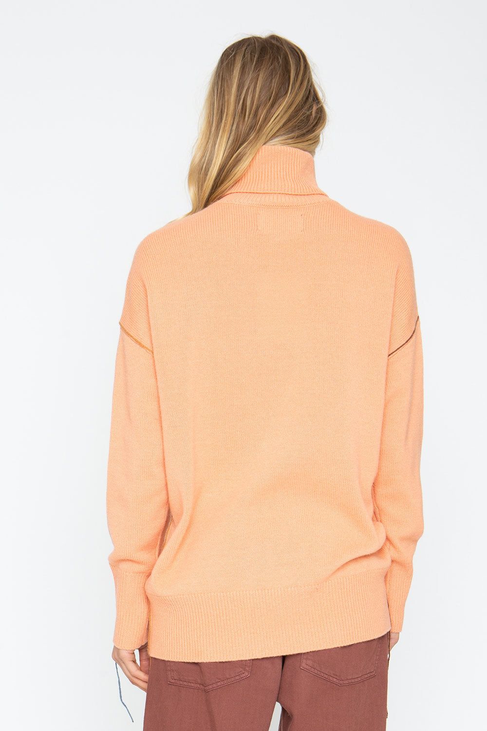 Turtle Sweater - Persimon sold by Chaser product image thumbnail 2