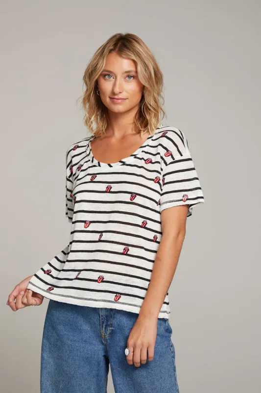 Rolling Stones All Over Logo Tee sold by Chaser