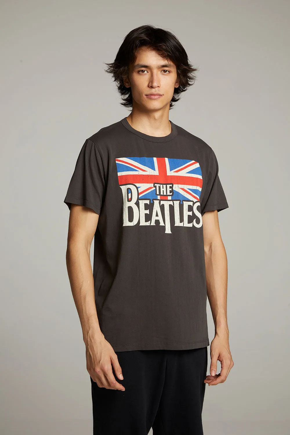 The Beatles Union Jack Crew Neck Tee sold by Chaser product image thumbnail 3