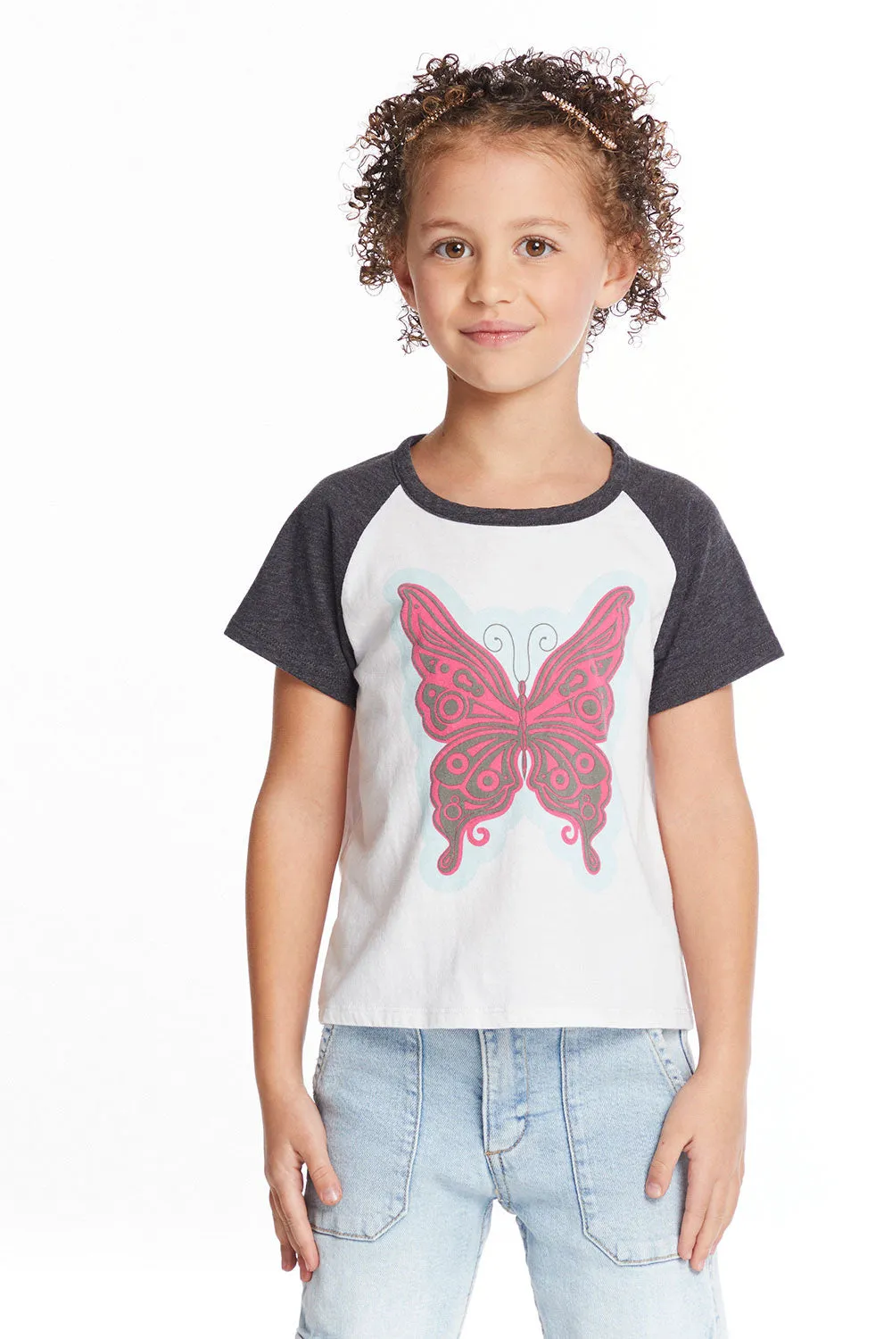 Butterfly Girls Tee sold by Chaser