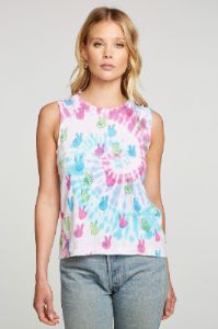Tie Dye Peace Out sold by Chaser