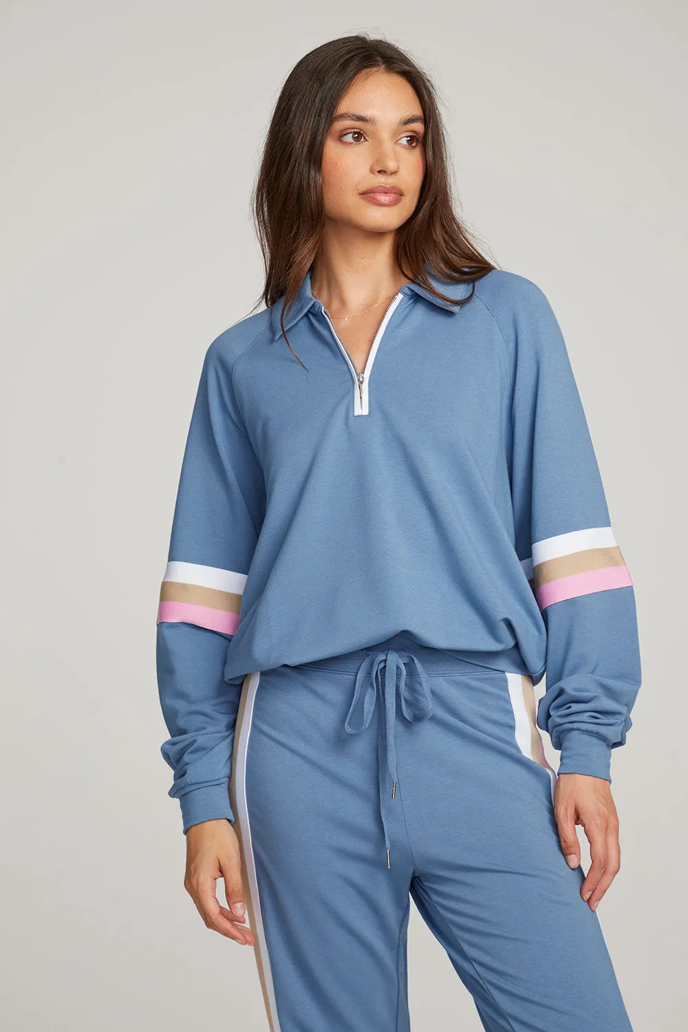 Gilette Vintage Blue Pullover sold by Chaser product image thumbnail 2