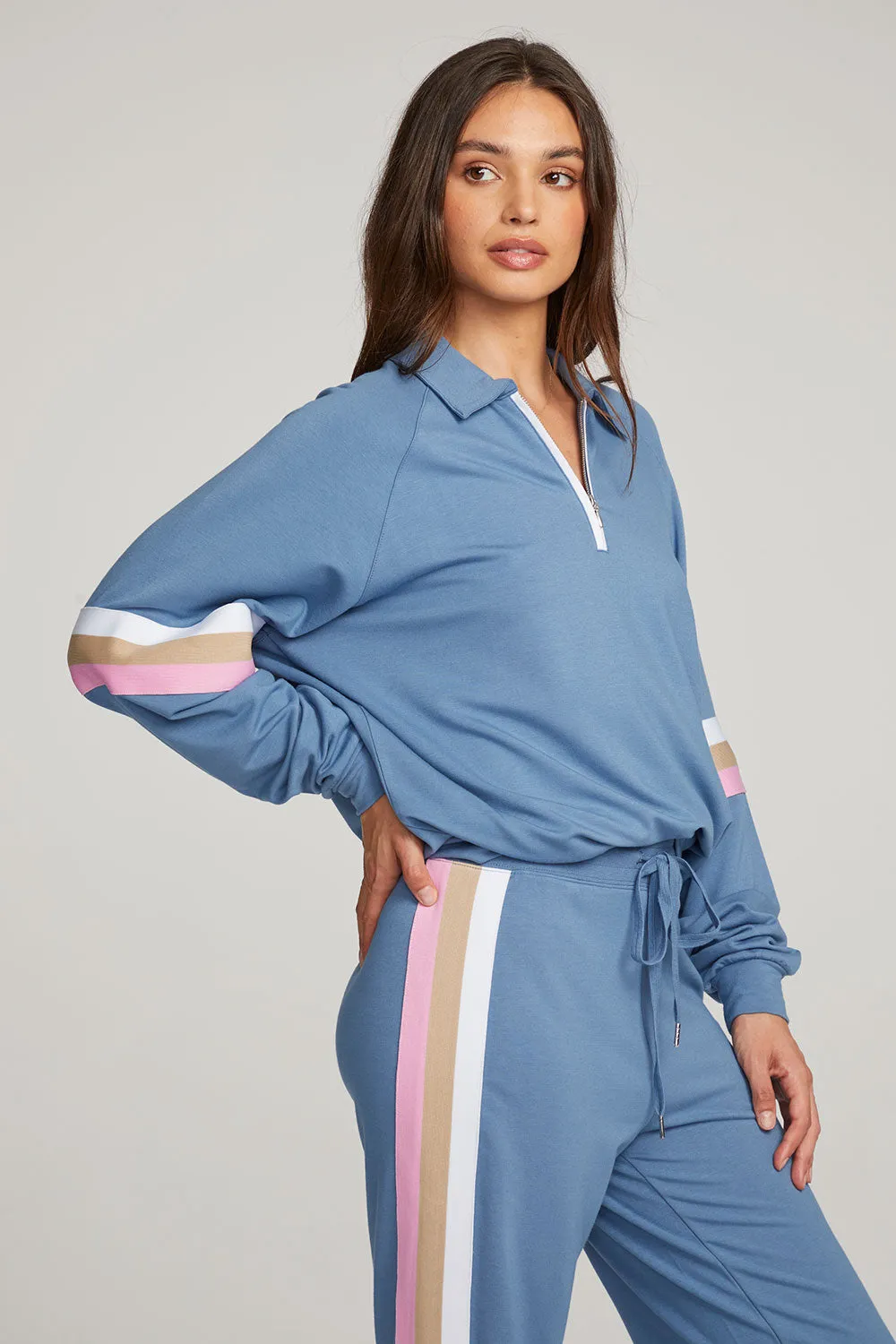 Gilette Vintage Blue Pullover sold by Chaser product image thumbnail 3